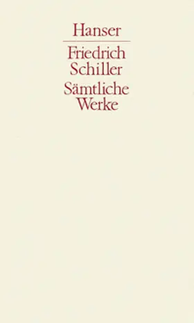 Schiller / Riedel |  Werke 5 | Buch |  Sack Fachmedien