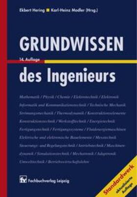 Hering / Modler | Grundwissen des Ingenieurs | Buch | 978-3-446-22814-6 | sack.de
