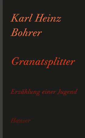 Bohrer |  Granatsplitter | Buch |  Sack Fachmedien
