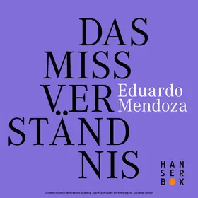 Mendoza |  Das Missverständnis | eBook | Sack Fachmedien