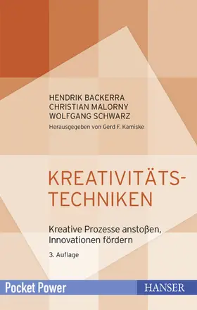 Backerra / Malorny / Schwarz |  Kreativitätstechniken | Buch |  Sack Fachmedien