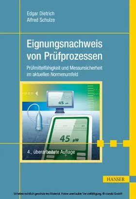 Dietrich / Schulze |  Prüfprozesseignung | eBook | Sack Fachmedien