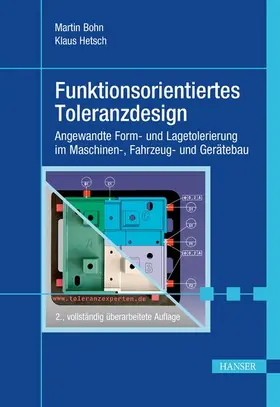 Bohn / Hetsch |  Funktionsorientiertes Toleranzdesign | eBook | Sack Fachmedien