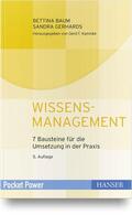 Gerhards / Baum |  Wissensmanagement | Buch |  Sack Fachmedien