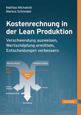 Michalicki / Schneider | Kostenrechnung in der Lean Produktion | E-Book | sack.de