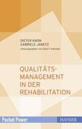 Knon / Janetz / Kamiske |  Qualitätsmanagement in der Rehabilitation | eBook | Sack Fachmedien