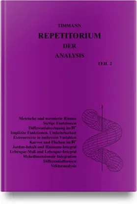 Timmann |  Repetitorium der Analysis, Teil 2 | Buch |  Sack Fachmedien