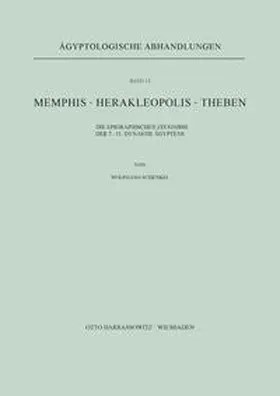 Schenkel | Memphis. Herakleopolis. Theben | Buch | 978-3-447-00058-1 | www.sack.de