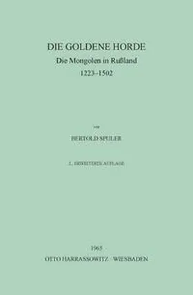 Spuler |  Die Goldene Horde | Buch |  Sack Fachmedien