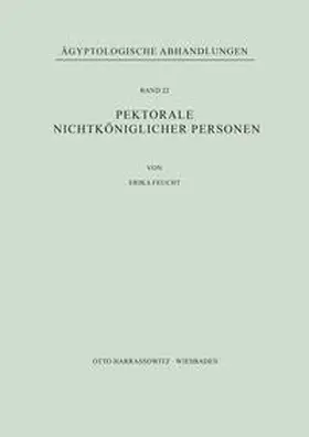 Feucht | Pektorale nichtköniglicher Personen | Buch | 978-3-447-01319-2 | sack.de