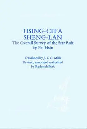 Fei / Ptak |  Hsing-Ch'a Sheng-Lan | Buch |  Sack Fachmedien