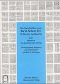 Grötzinger / Berger / Faber |  Die Geschichte vom Ba'al Schem Tov Schivche ha-Bescht. Schivche ha-Bescht, 2 Tle. | Buch |  Sack Fachmedien