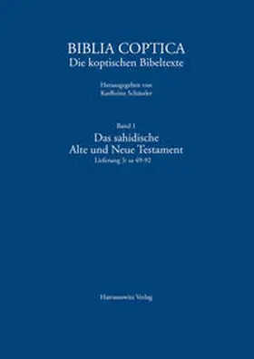 Schüssler |  Das sahidische Alte und Neue Testament. Vollständiges Verzeichnis mit Standorten | Buch |  Sack Fachmedien