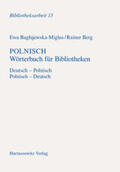 Baglajewska-Miglus / Berg |  Polnisch Wörterbuch für Bibliotheken | Buch |  Sack Fachmedien
