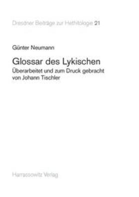 Neumann |  Glossar des Lykischen | Buch |  Sack Fachmedien