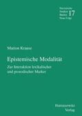 Krause |  Epistemische Modalität | Buch |  Sack Fachmedien
