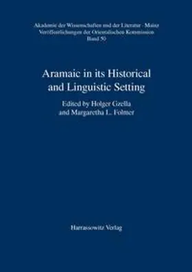 Gzella / Folmer |  Aramaic in its Historical and Linguistic Setting | Buch |  Sack Fachmedien