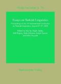 Ay / Aydin / Ergenc |  Essays on Turkish Linguistics | Buch |  Sack Fachmedien