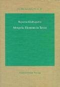 Khabtagaeva |  Mongolic Elements in Tuvan | Buch |  Sack Fachmedien