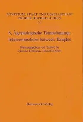 Dolinska / Beinlich |  8. Ägyptologische Tempeltagung: Interconnections between Temples | Buch |  Sack Fachmedien
