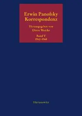 Panofsky |  Korrespondenz 1962-1968 | Buch |  Sack Fachmedien
