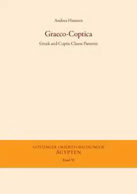 Hasznos |  Graeco-Coptica | Buch |  Sack Fachmedien