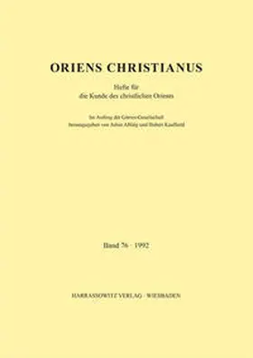 Assfalg / Kaufhold |  Oriens Christianus 76 (1992) | Buch |  Sack Fachmedien