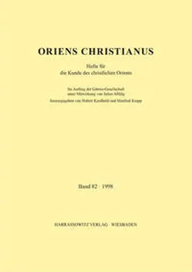 Kaufhold / Kropp |  Oriens Christianus 82 (1998) | Buch |  Sack Fachmedien