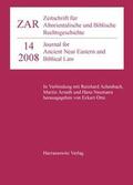 Otto |  Zeitschrift für Altorientalische und Biblische Rechtsgeschichte 14 (2008) | Buch |  Sack Fachmedien