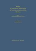  Codices graeci Monacenses 575 – 650 (Handschriften des Supplements) | Buch |  Sack Fachmedien