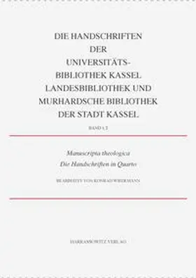 Wiedemann |  Manuscripta theologica. Die Handschriften in Quarto | Buch |  Sack Fachmedien