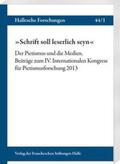 Soboth / Schmid |  »Schrift soll leserlich seyn«. Der Pietismus und die Medien | Buch |  Sack Fachmedien