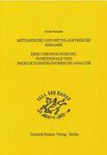 Pfälzner |  Mittanische und mittelassyrische Keramik | Buch |  Sack Fachmedien