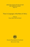 Meyer / Edzard |  Time in Languages of the Horn of Africa | Buch |  Sack Fachmedien