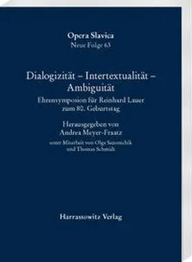 Meyer-Fraatz |  Dialogizität – Intertextualität – Ambiguität | Buch |  Sack Fachmedien