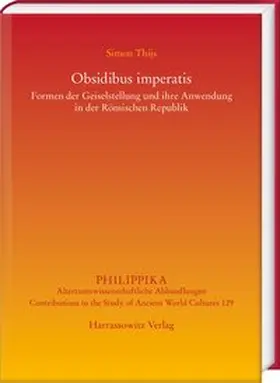 Thijs |  Obsidibus imperatis | Buch |  Sack Fachmedien
