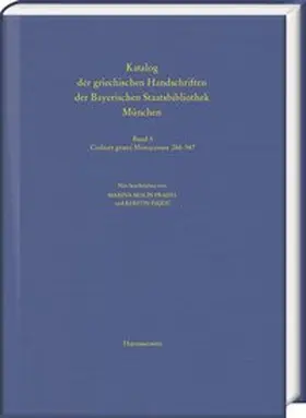 Molin Pradel / Hajdú / Hajdu´ |  Katalog der griechischen Handschriften der Bayerischen Staatsbibliothek München | Buch |  Sack Fachmedien