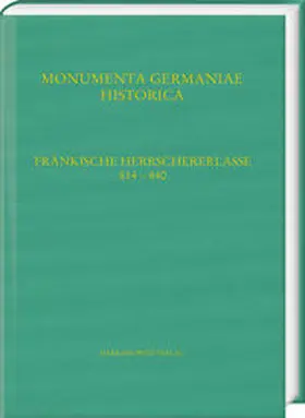Stefan / Kaschke / Mischke |  Fränkische Herrschererlasse (814–840). (Capitularia regum Francorum a. 814– a. 840) | Buch |  Sack Fachmedien