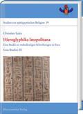 Leitz |  Hieroglyphika latopolitana | Buch |  Sack Fachmedien
