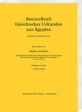 Jördens |  Sammelbuch griechischer Urkunden aus Ägypten. Dreißigster Band (17271–17905) | Buch |  Sack Fachmedien