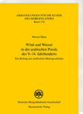 Werner |  Wind und Wasser in der arabischen Poesie des 9.–14. Jahrhunderts | Buch |  Sack Fachmedien