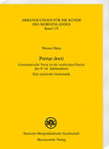 Diem |  Poetae docti. Grammatische Verse in der arabischen Poesie des 9.–14. Jahrhunderts | Buch |  Sack Fachmedien
