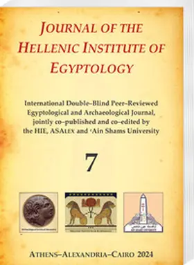 Maravelia |  Journal of the Hellenic Institute of Egyptology | Buch |  Sack Fachmedien