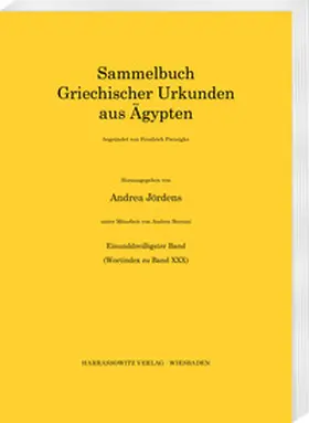 Jördens |  Sammelbuch griechischer Urkunden aus Ägypten / Sammelbuch griechischer Urkunden aus Ägypten. Wortindex zu Band 30 | Buch |  Sack Fachmedien