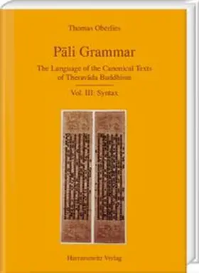 Oberlies |  Pali Grammar | Buch |  Sack Fachmedien