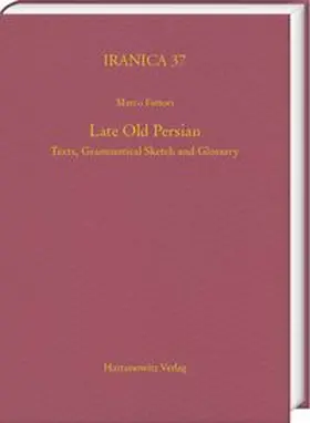 Fattori |  Late Old Persian | Buch |  Sack Fachmedien