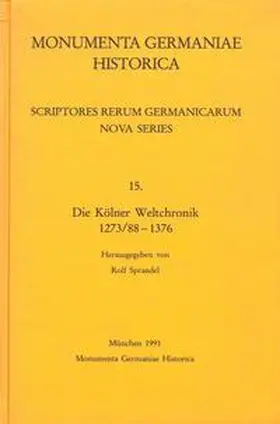 Sprandel |  Die Kölner Weltchronik 1273/88-1376 | Buch |  Sack Fachmedien