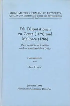 Limor |  Die Disputationen zu Ceuta (1179) und zu Mallorca (1284) | Buch |  Sack Fachmedien
