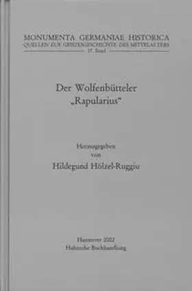 Hölzel-Ruggiu |  Der Wolfenbütteler "Rapularius" | Buch |  Sack Fachmedien