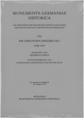 Appelt | Die Urkunden Friedrichs I. | Buch | 978-3-447-17121-2 | sack.de